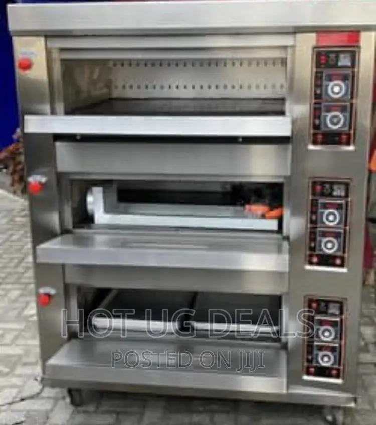 Commercial Baking Electric Oven With 3 Deck And 6 Trays