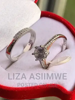Engagement Ring and Wedding Ring Available in Size 17 (7)