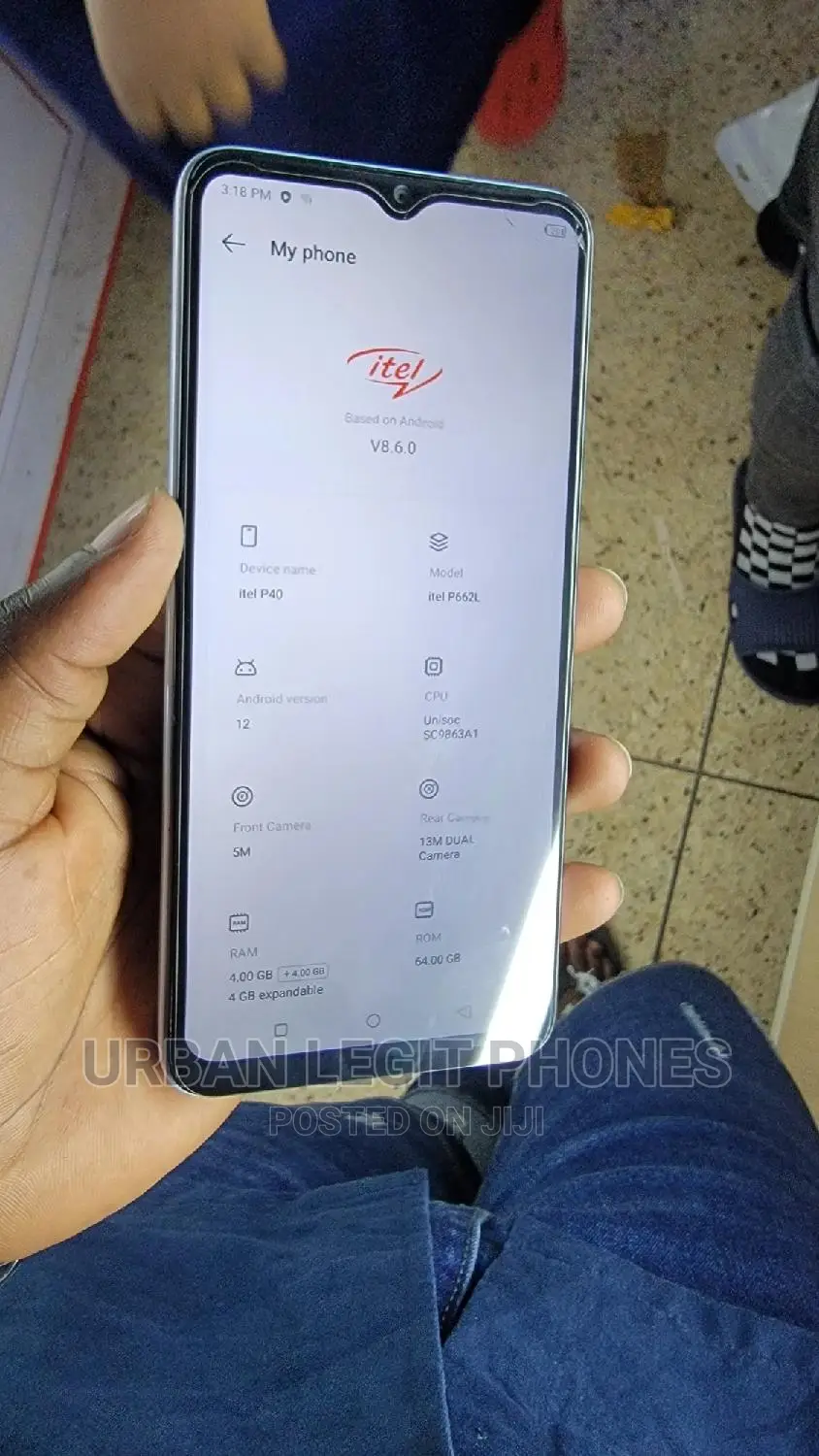 Itel P40 64 GB Blue