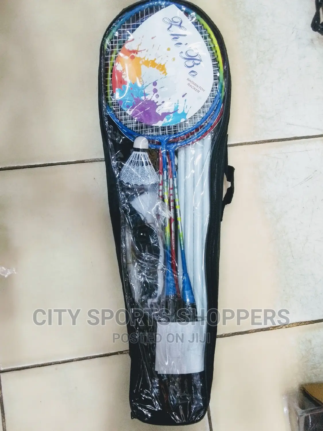 4 Rackets Badminton Full Set