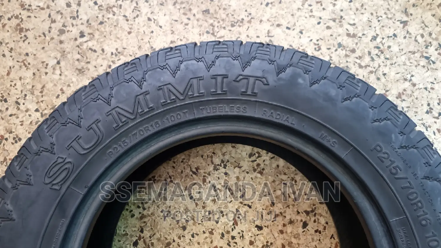 215/70r16 Summit Foreign Used in Very Good Condition