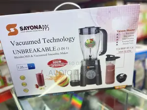Sayona Unbreakable Blender Mill and Vacuumed Smoothie Maker