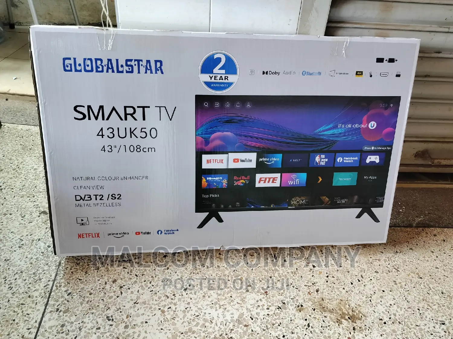 43 Inches Frameless Smart Tv