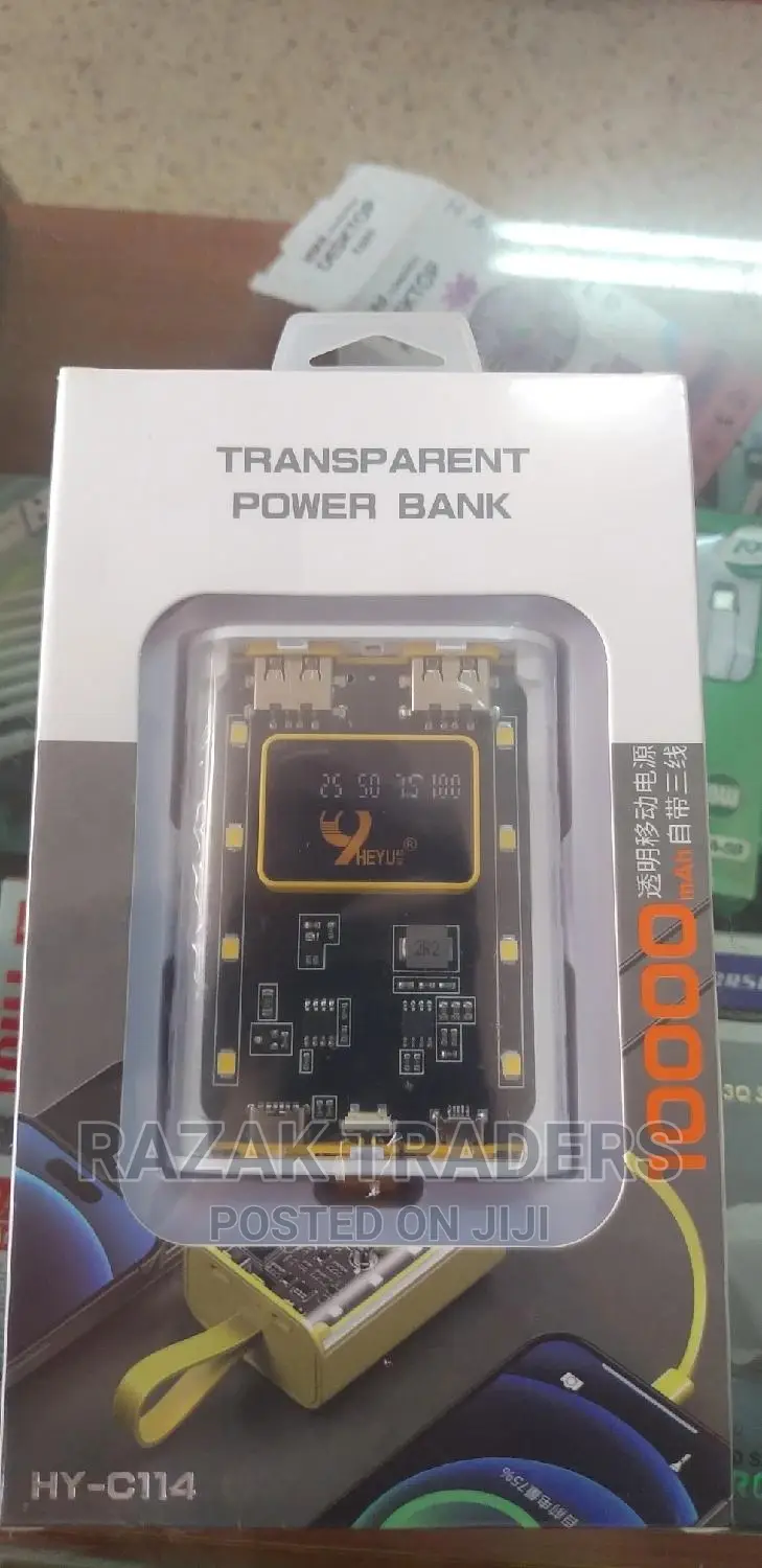 Transparent Power Bank 10000mah HY-C114