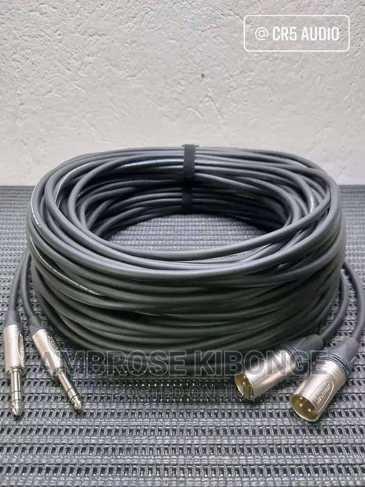 Premium Performance XLR to Male Microphone Cable From 5mitre