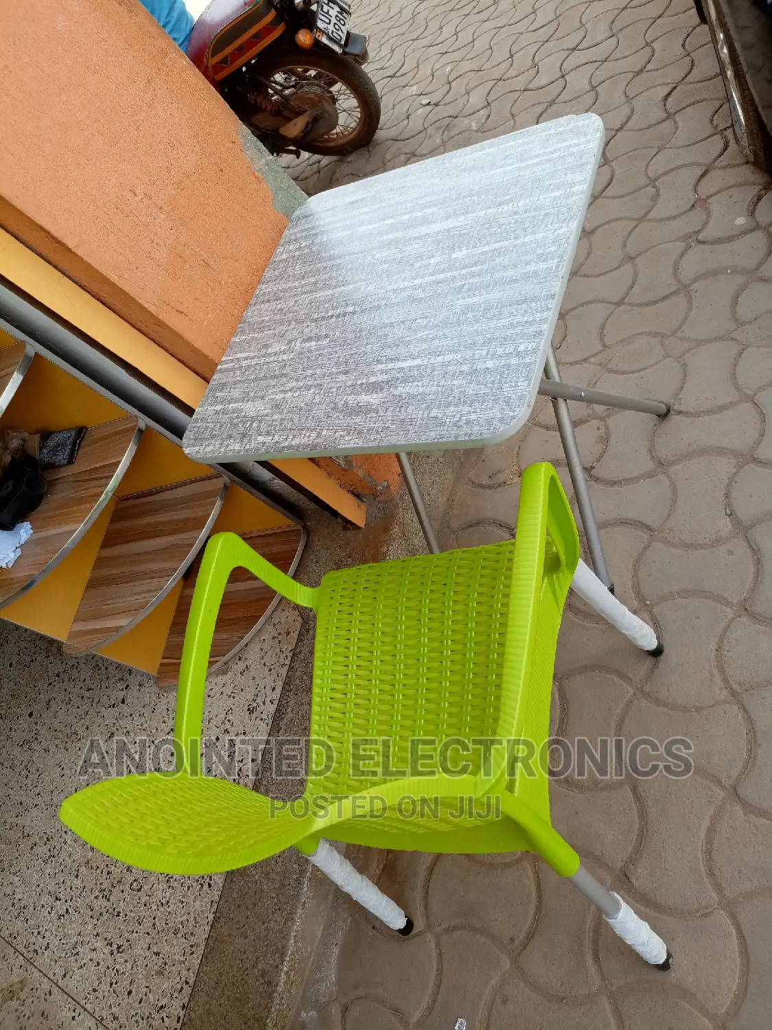 Foldable Table With a Chair