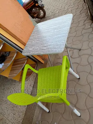 Foldable Table With a Chair