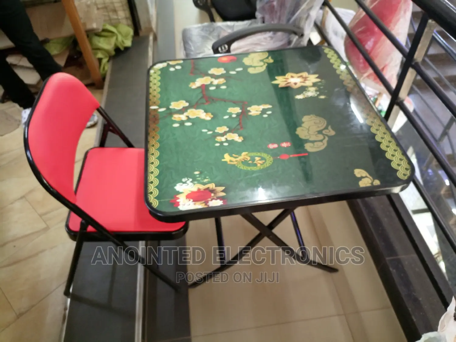 Foldable Table With a Chair