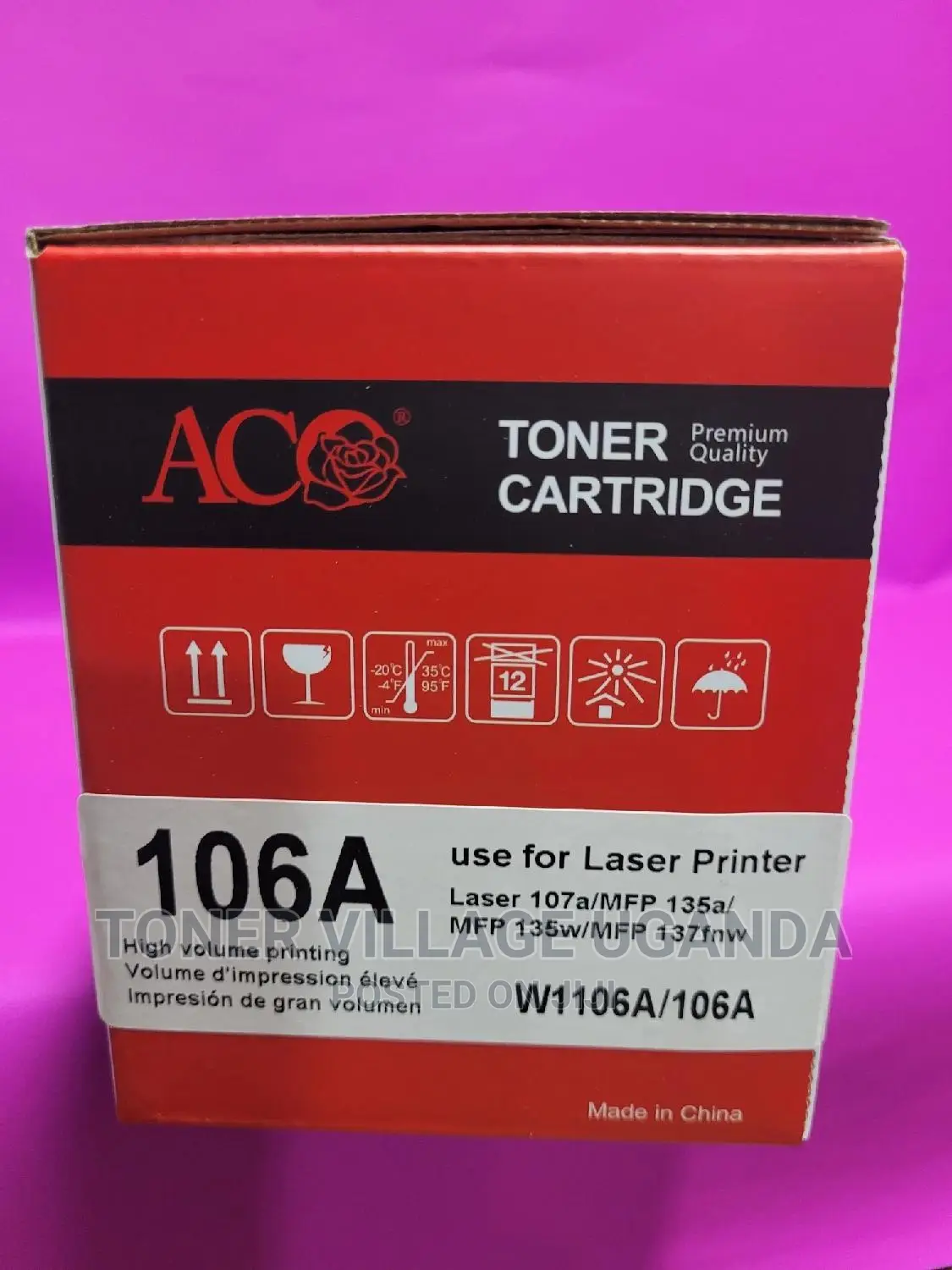 Hp 106A Toner Cartridge for Use in Hp 135a 135w 107a 107w