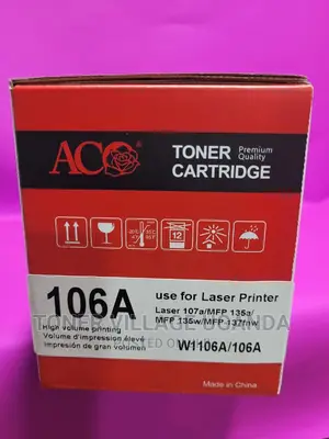 Hp 106A Toner Cartridge for Use in Hp 135a 135w 107a 107w