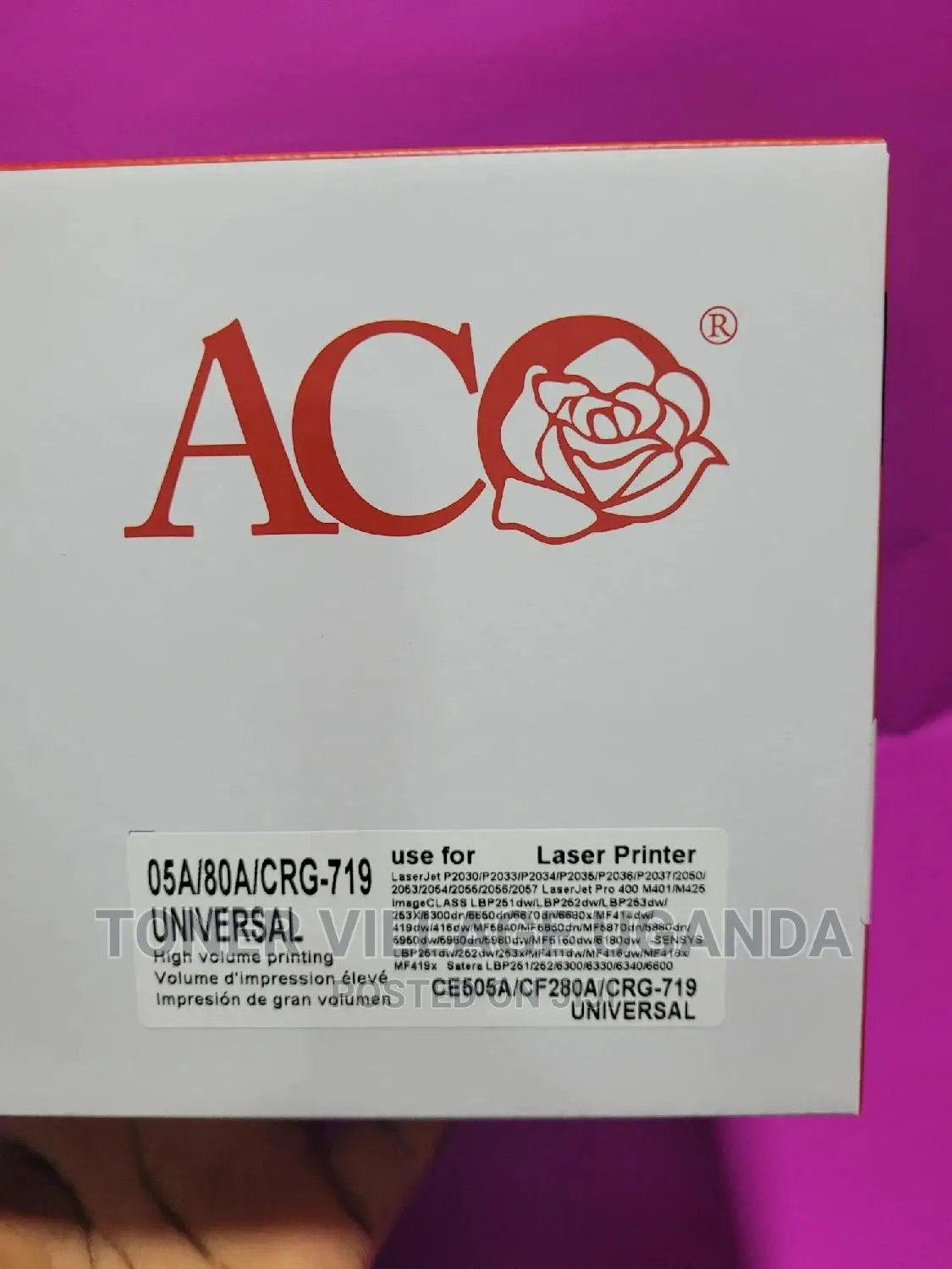 Hp 05A Toner Cartridge for Use in Hp P2055 P2030 P2035 Etc