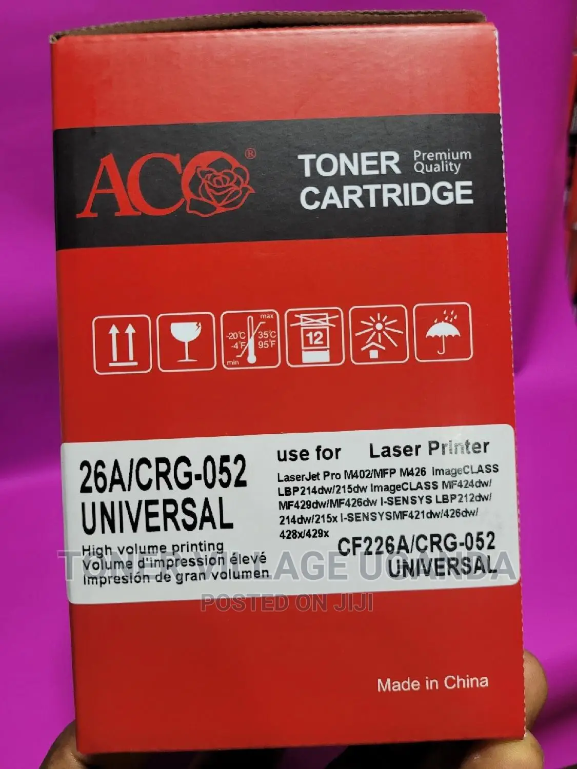 Hp 26A Toner Cartridge Foruse in Hp M402 M426 Image Class
