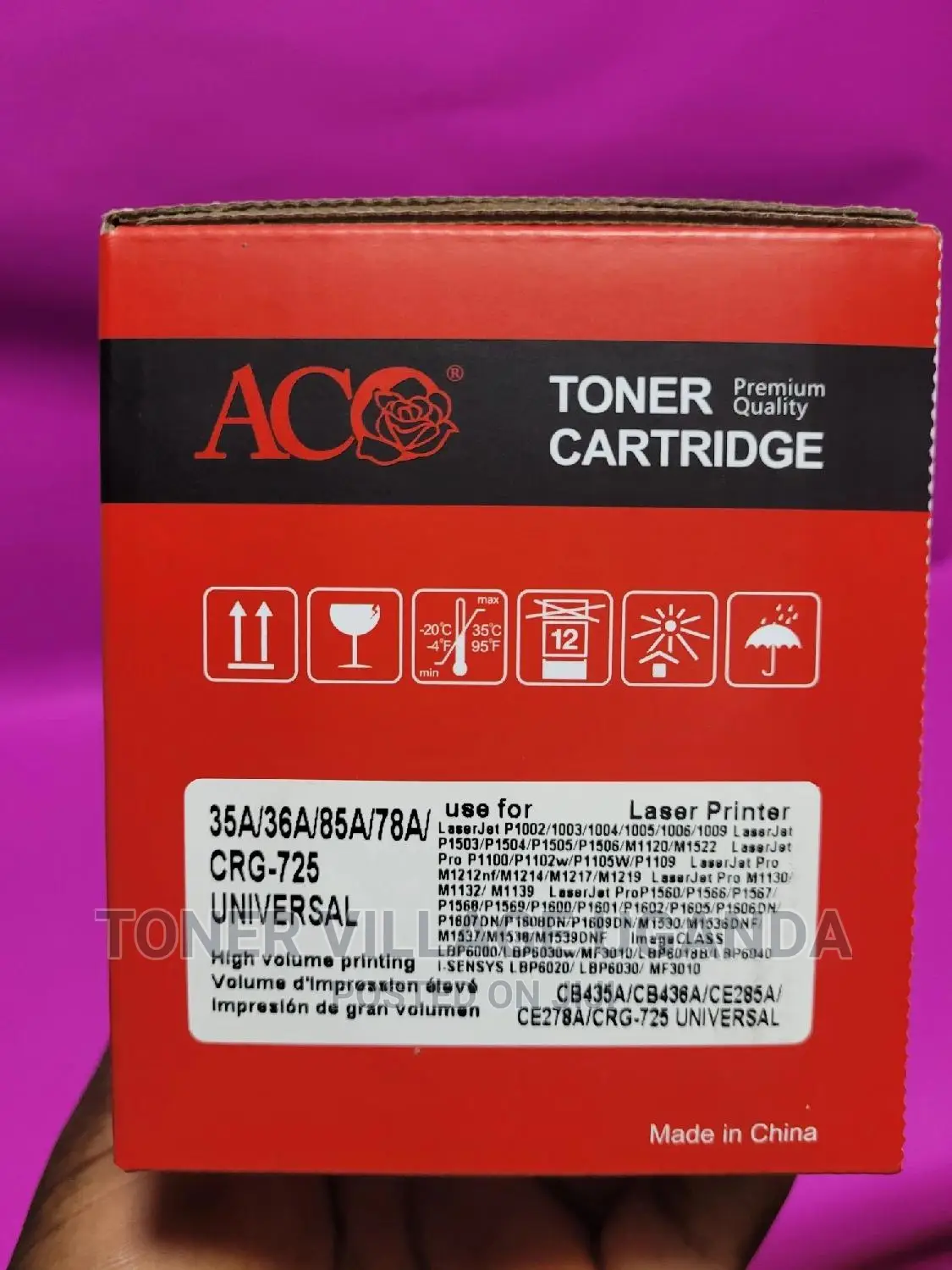 Hp 85A Toner Cartridge for Use in Hp P1102W P1132 M1212NF