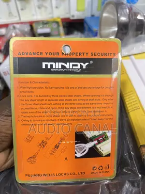 Mindy Stainless Steel Body Top Security Padlock