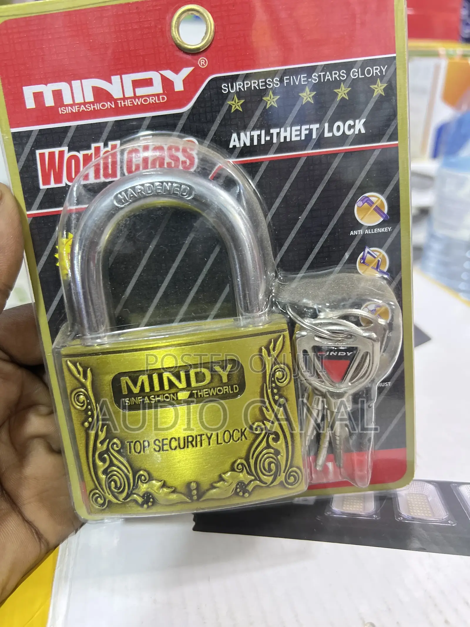 Mindy Stainless Steel Body Top Security Padlock
