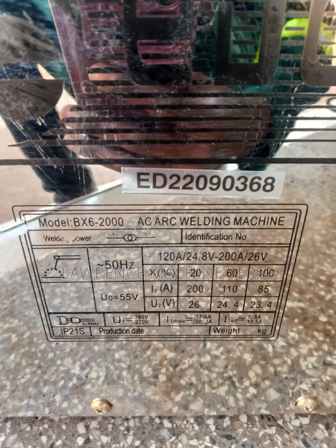 Welding Machine Bx6-2000