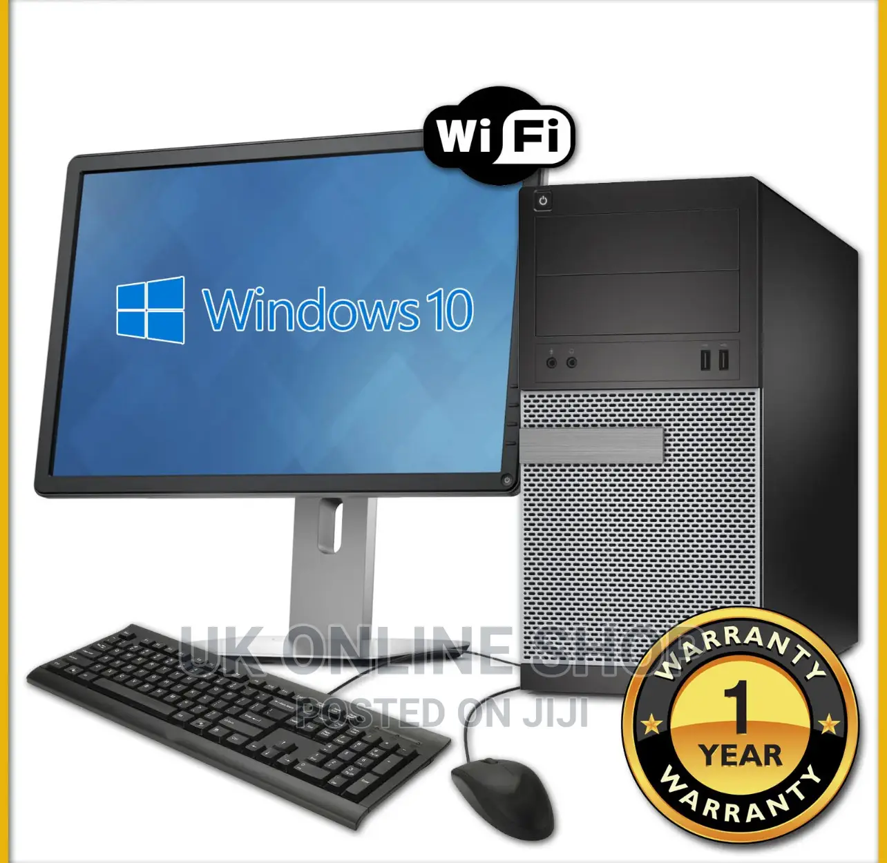 New Desktop Computer Dell OptiPlex 3010 4GB Intel Core I5 HDD 500GB