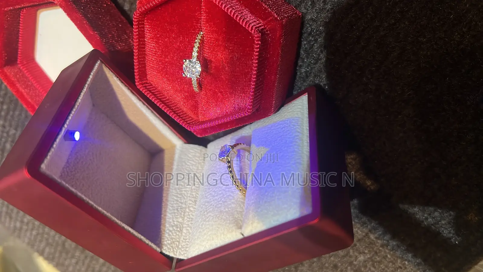 Engagement Ring Gold Color