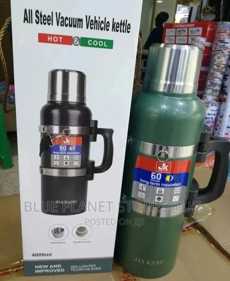 JIAKANG 4.0l/4000ml Steel Vaccum Kettle/Flask \\ HOT or COLD