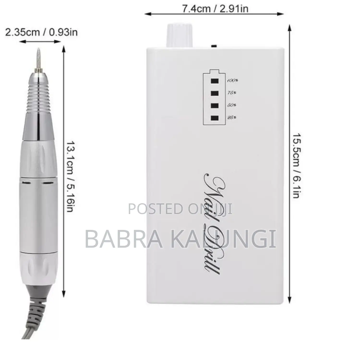 Rechargeable Portable Nail Drill