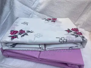 6 Pc Bedsheets 6*6 Pink