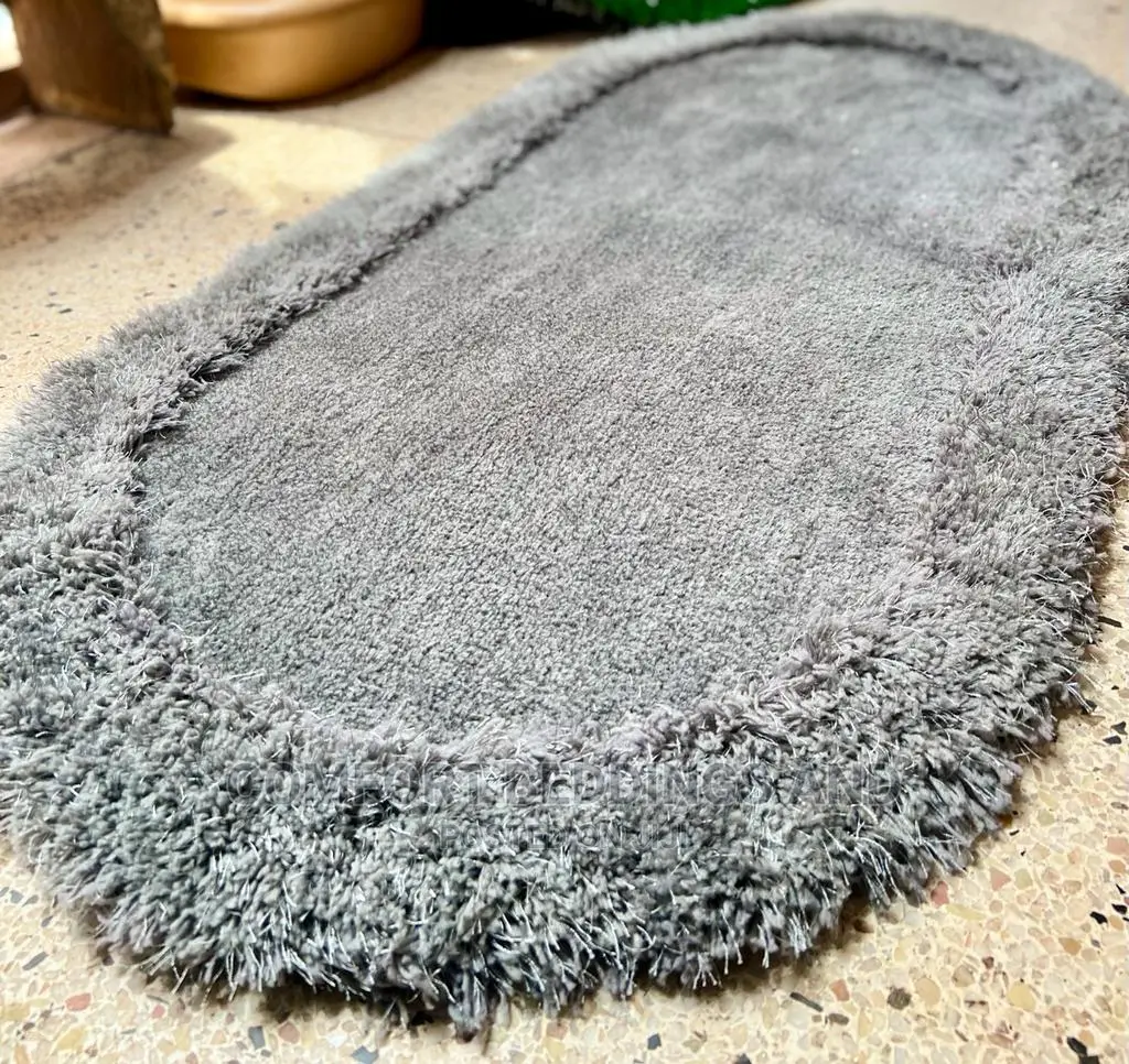 Oval Doormat Gray