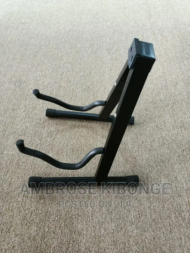 Guitar Support Durable Metallic Duty Adjustable Guitar Stand