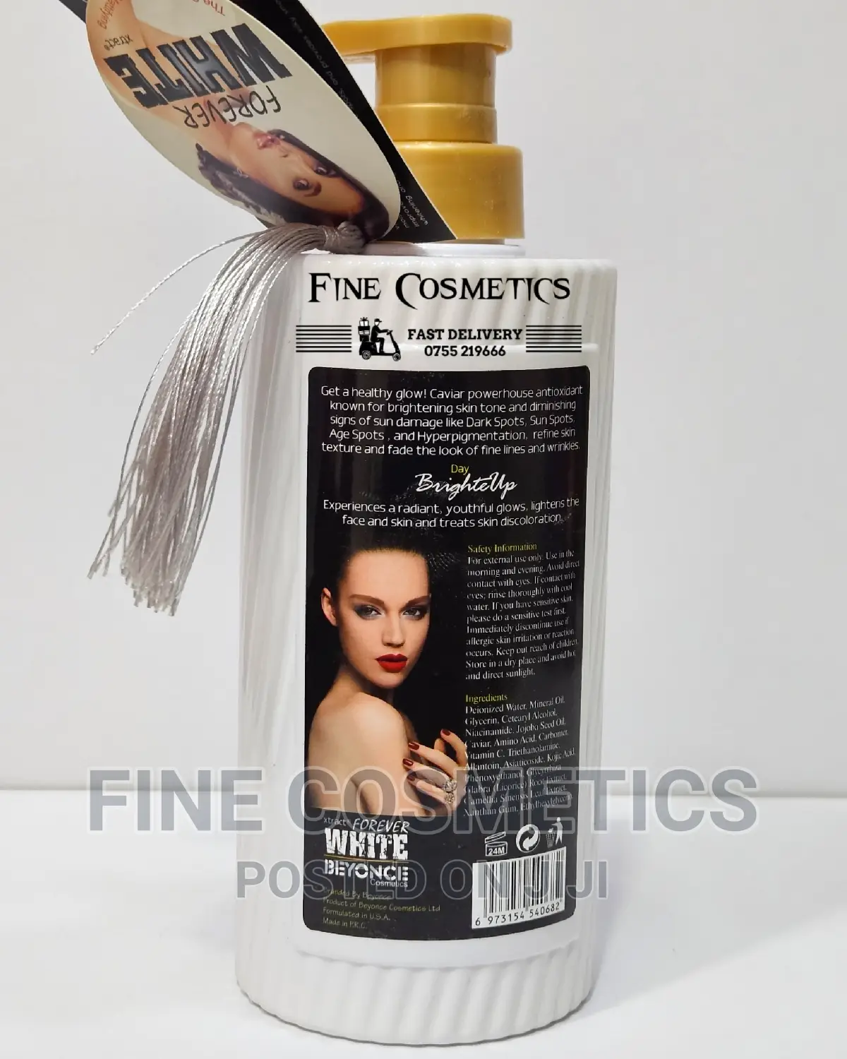 FOREVER WHITE Amino Acid Luxurious Brightening Body Lotion.