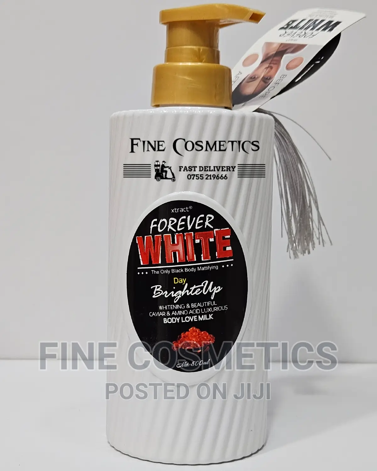 FOREVER WHITE Amino Acid Luxurious Brightening Body Lotion.