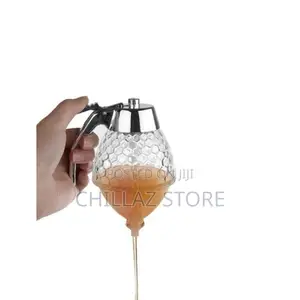 Honey Glass Dispenser.