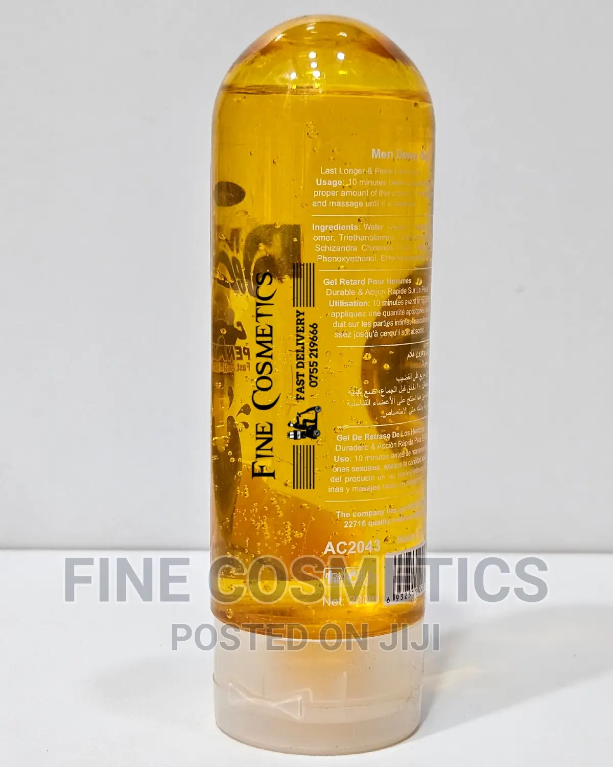 Men's Sex Ejaculation Delay Gel for Longlast Standing Penis