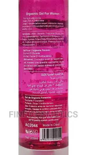 Women's Orgasmic Gel for Thosethat Fails to Reach ORGASM