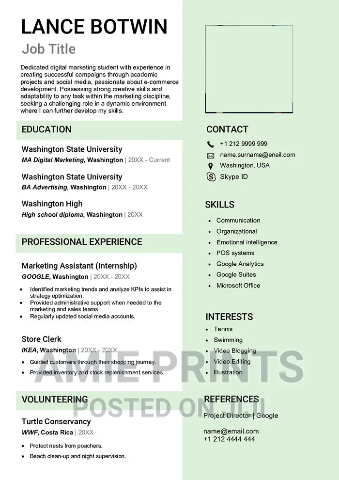 CV , Application Letters and Relevant Paper Work