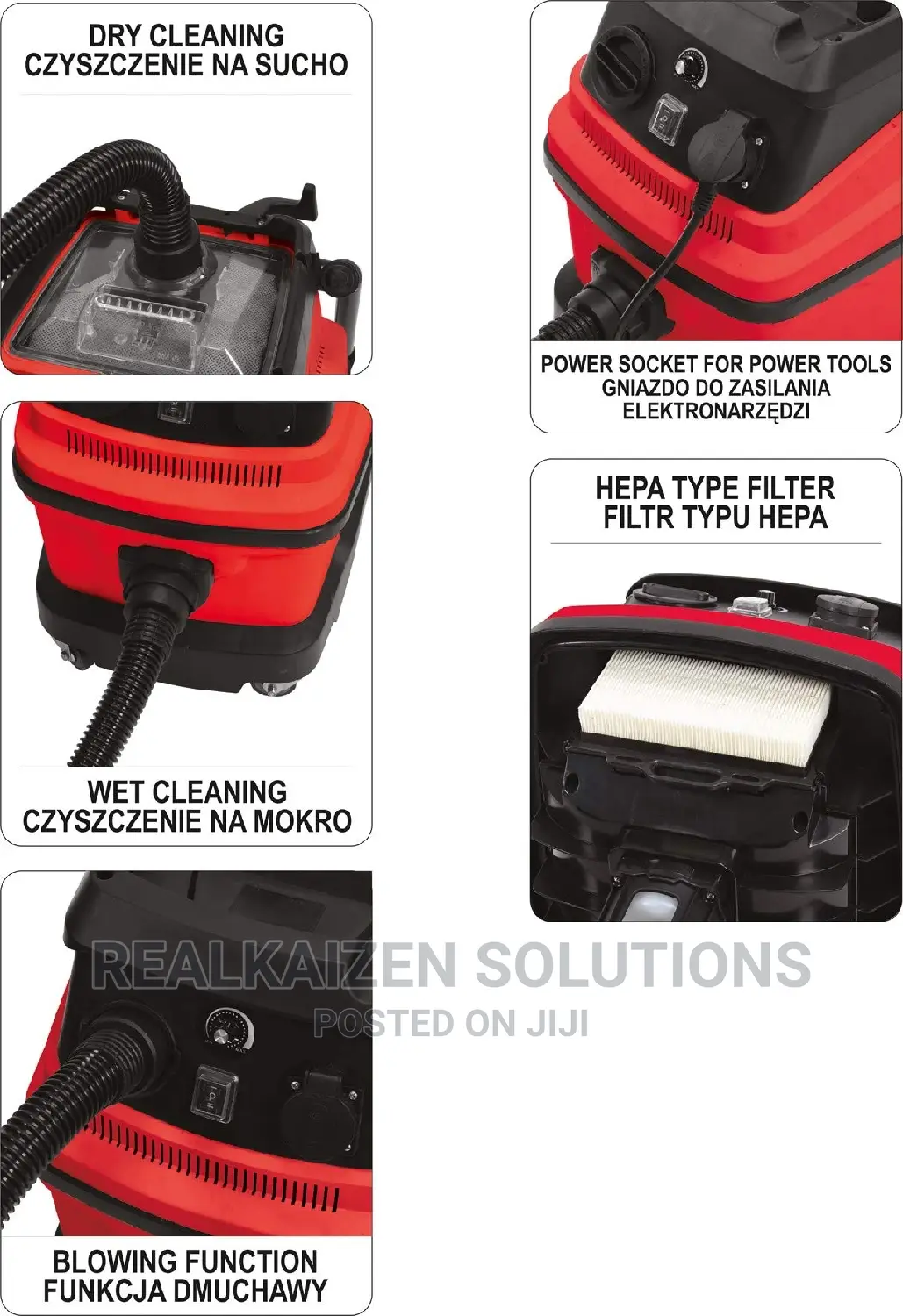 Poland YATO Power |Wet |Dry |Blow Industrial Vacuum Cleaner