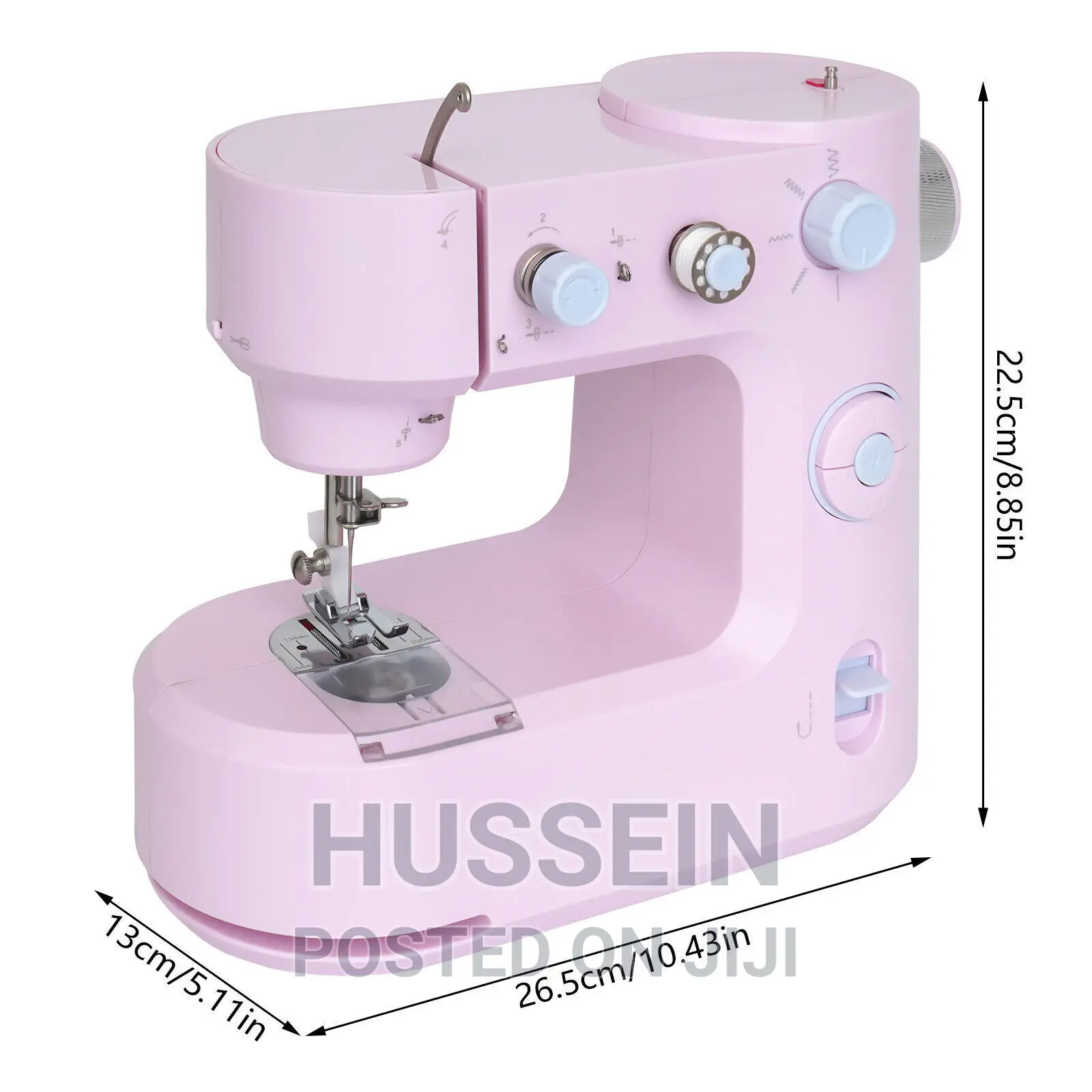 Electric Sewing Machine With LED Light 2 Speed Foot Pedal