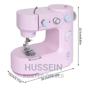 Electric Sewing Machine With LED Light 2 Speed Foot Pedal