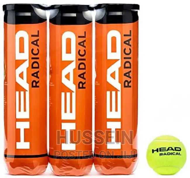 HEAD Radical Tennis Balls, Triple Pack (12 Balls)