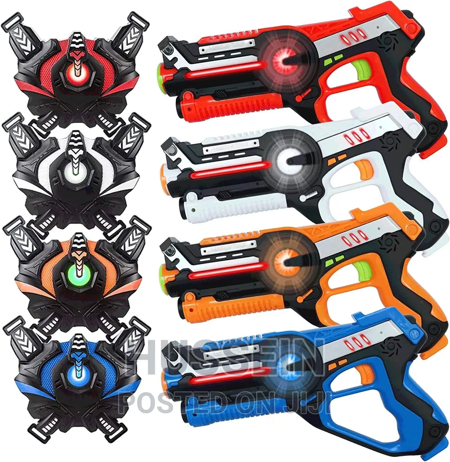 Large Laser Tag Sets W Gun Vest Infrared Guns Toys