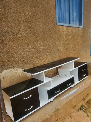 Tv Stand White and Black