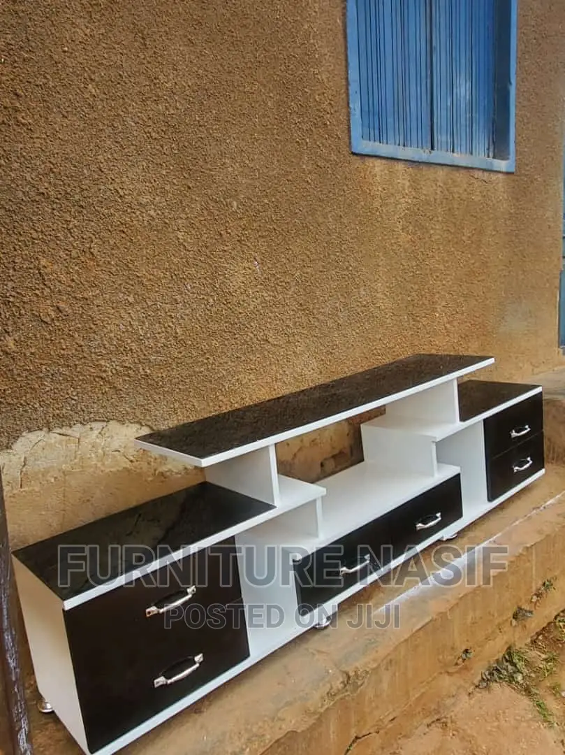 Tv Stand White and Black