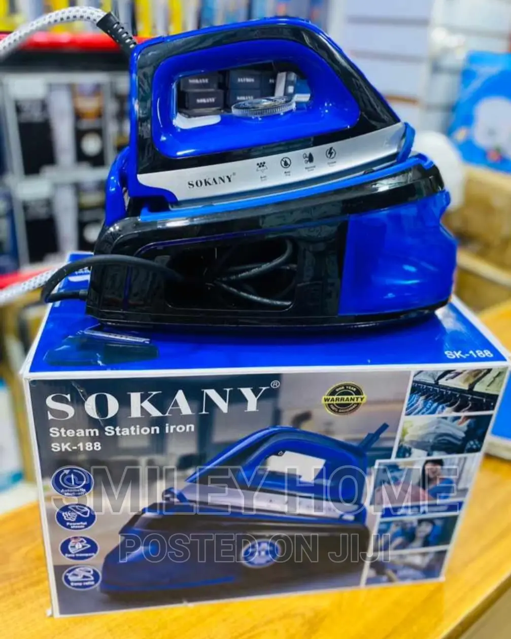 Sokany Steam Iron Flat