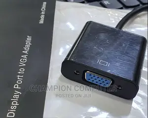 Display Port To VGA DP(Male) To VGA(Female) Adapter