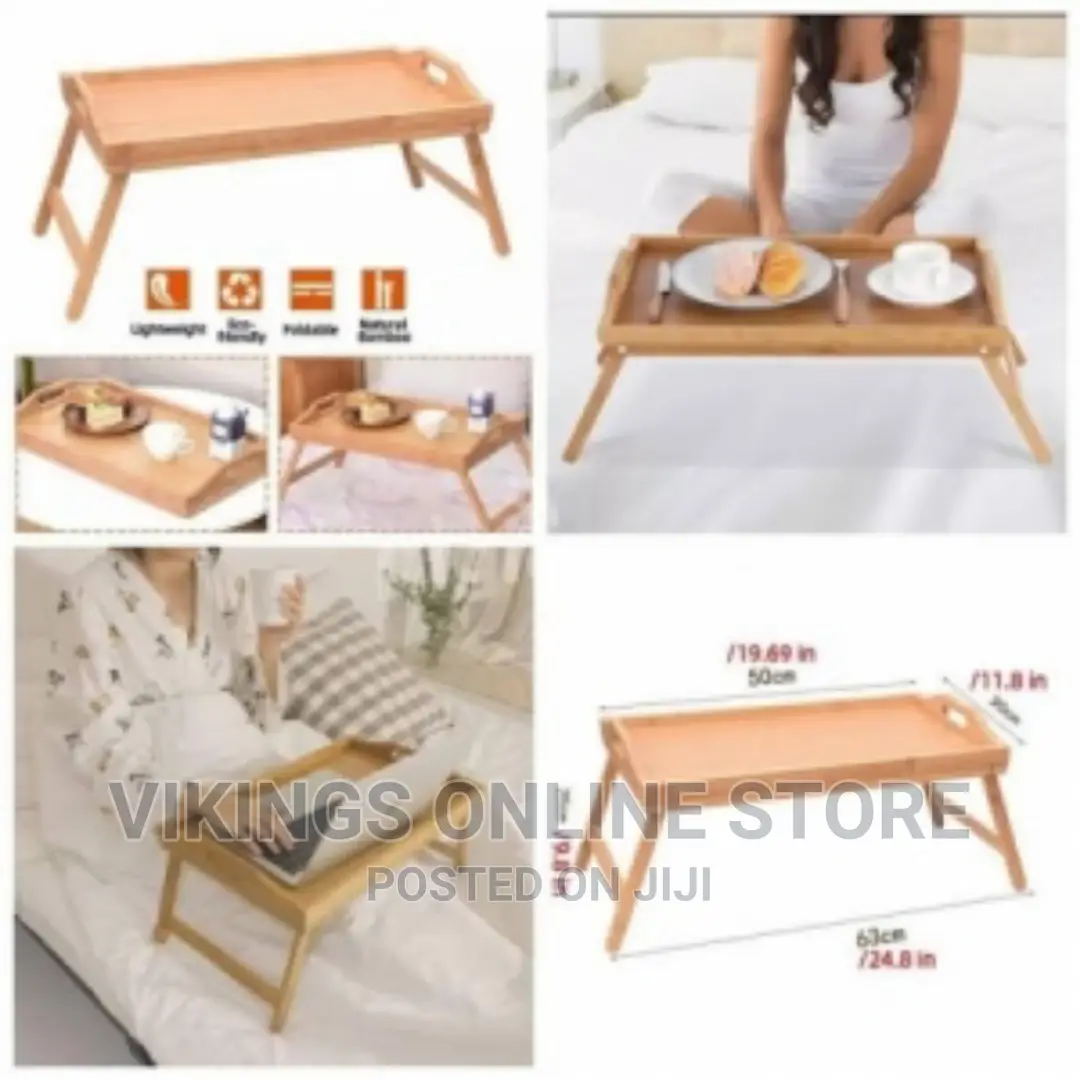 Foldable Bed Tray, Laptop Desk,Bed Table, Serving Tray