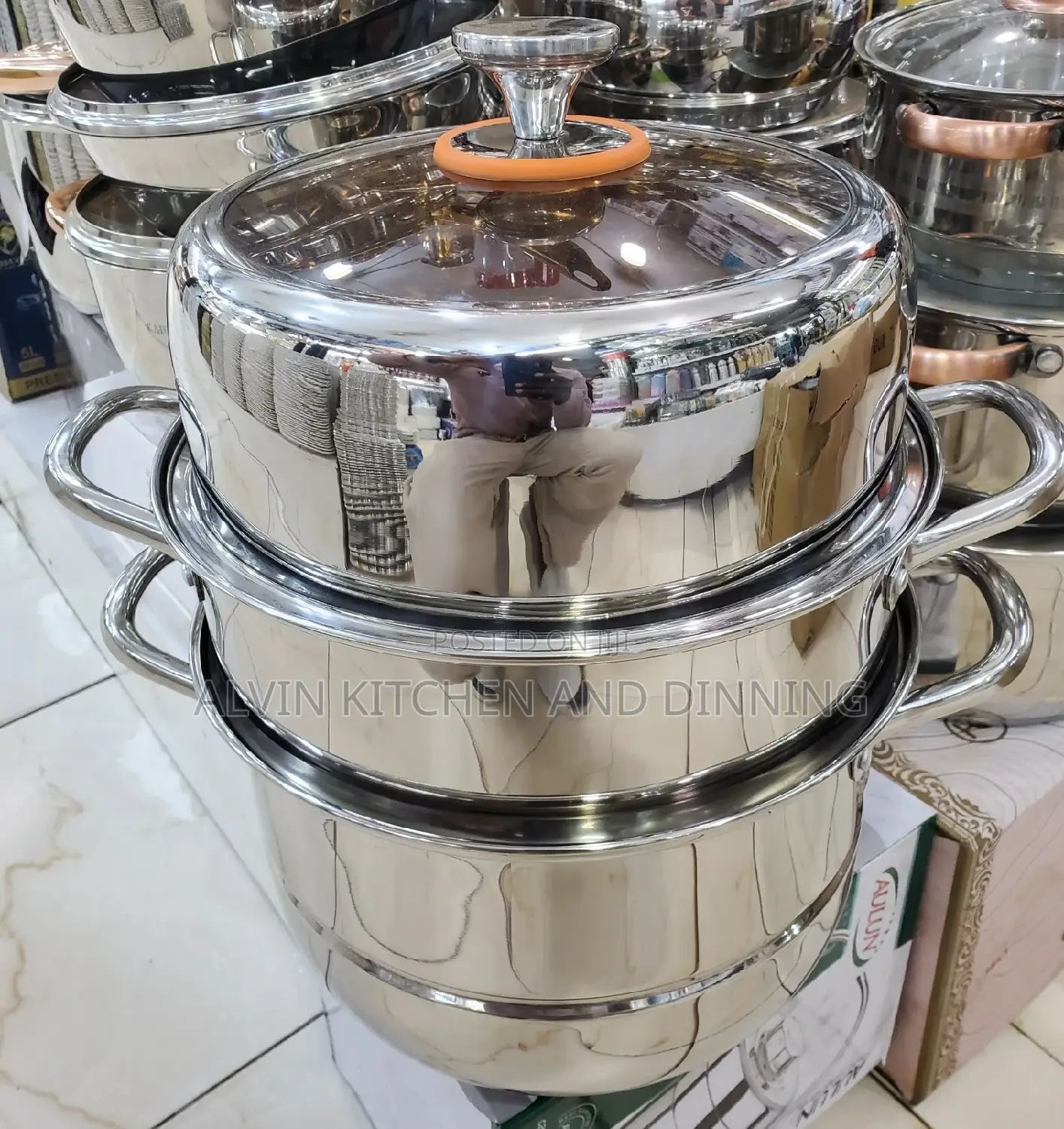 Stainless Food Steamer 3 Tier