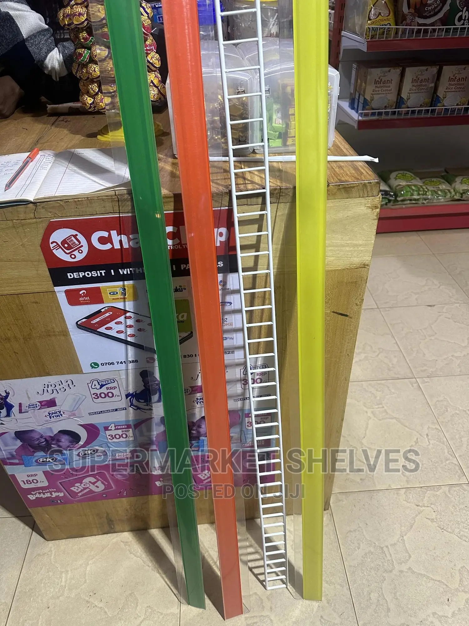 Supermarket Shelves Price Stickers in All Colours at 10000