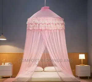 Super Round Mosquito Net Pink