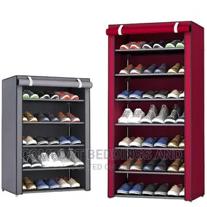 Seven Layer Shoe Rack With Cloth