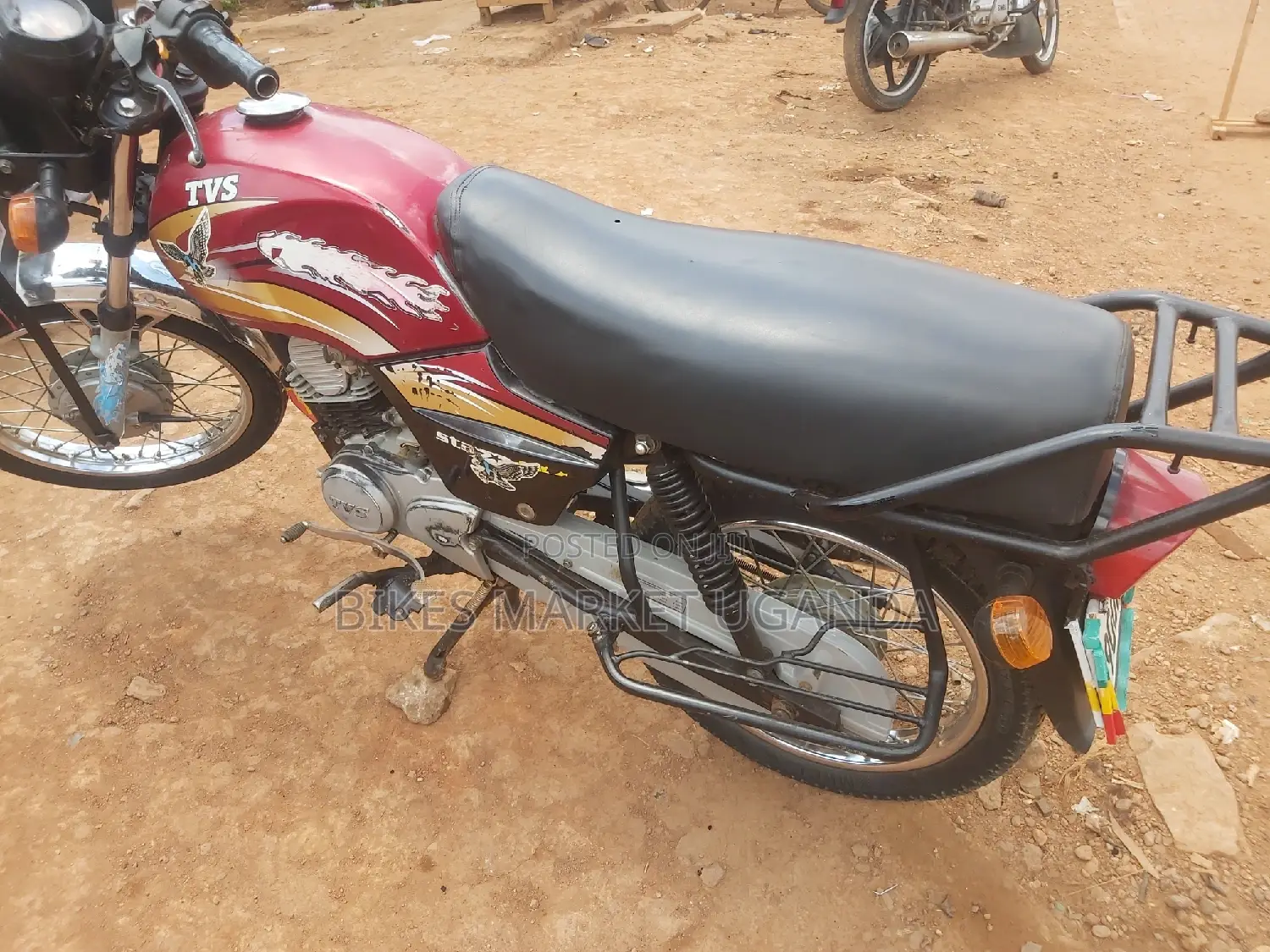 TVS XL 100 2018 Red