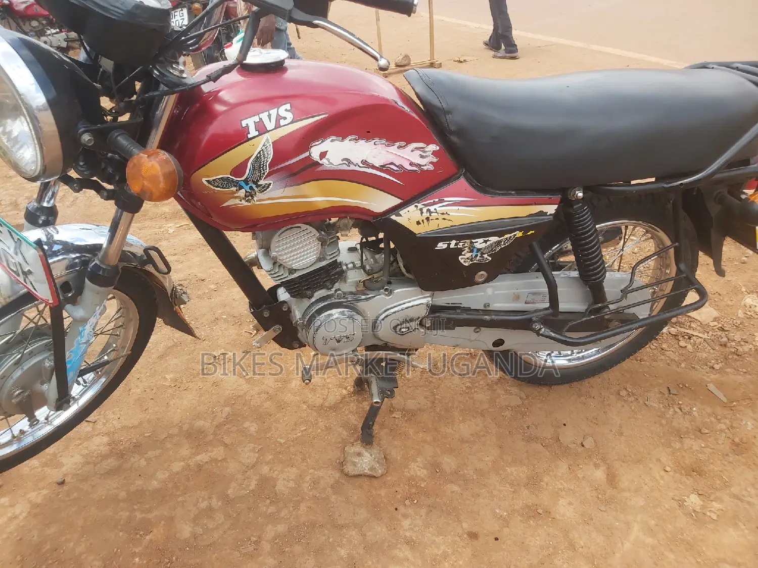 TVS XL 100 2018 Red