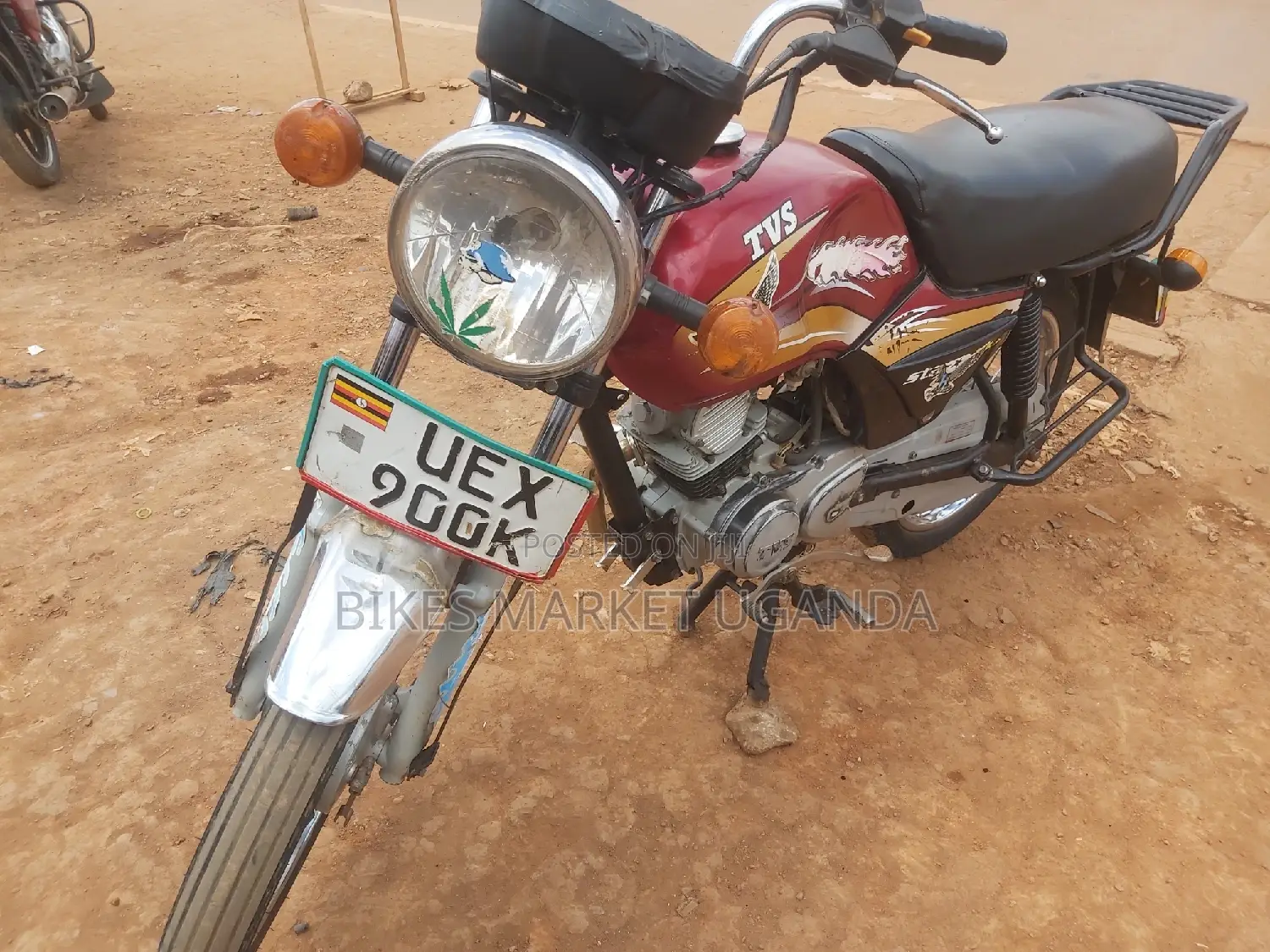 TVS XL 100 2018 Red